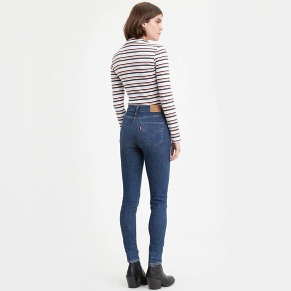 Levis 720 High Rise Super Skinny Denim Jeans Size 28 - Picture 3 of 16